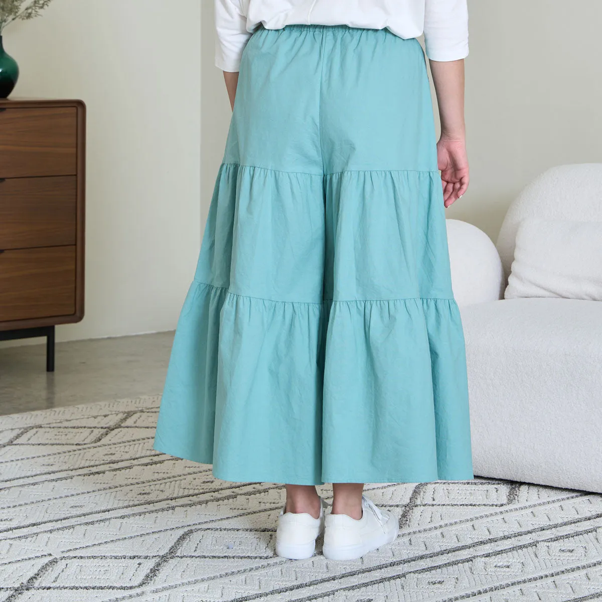 Tiered Wide Leg Pants