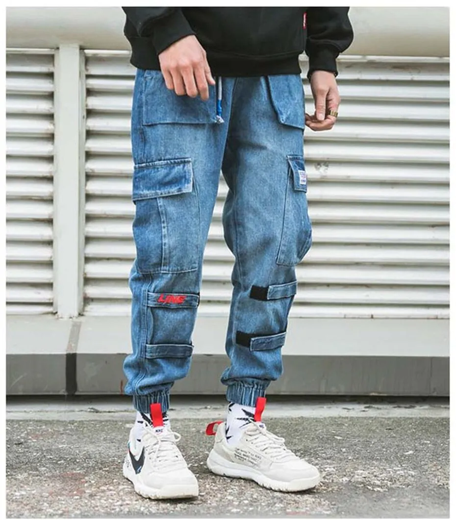 Vintage Denim Cargo Pants