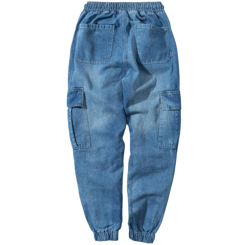 Vintage Denim Cargo Pants