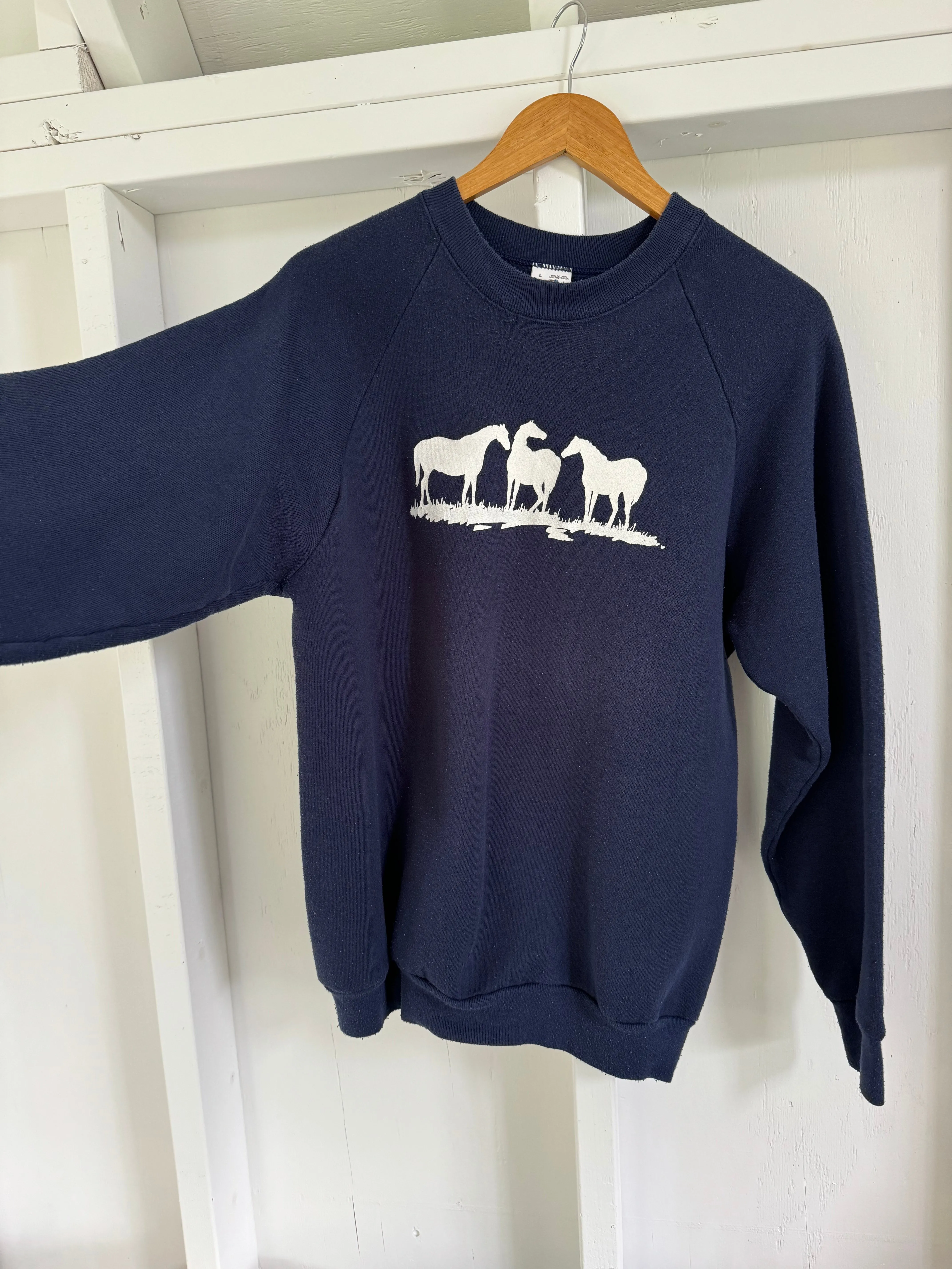 Vintage Horse Trio Raglan