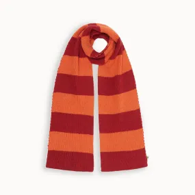 Willow - Rusty Striped Knit Scarf